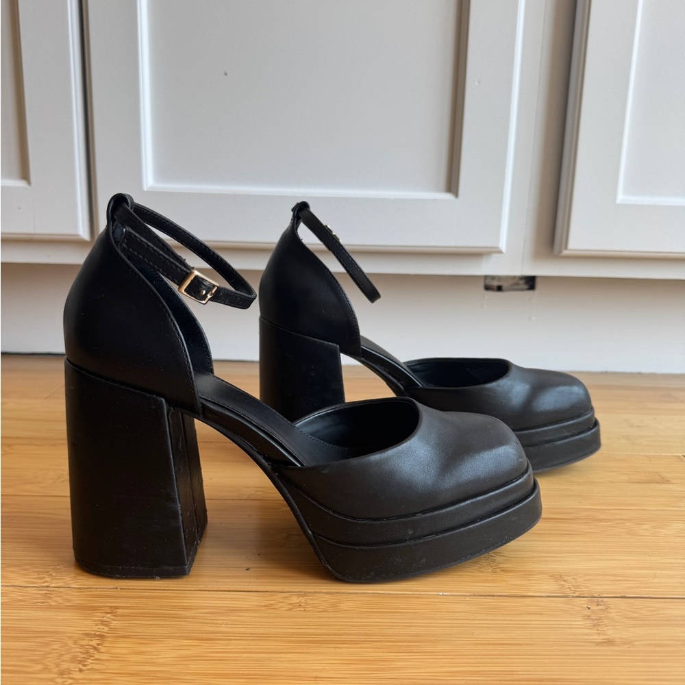 Wild Fable Black Platform Heels